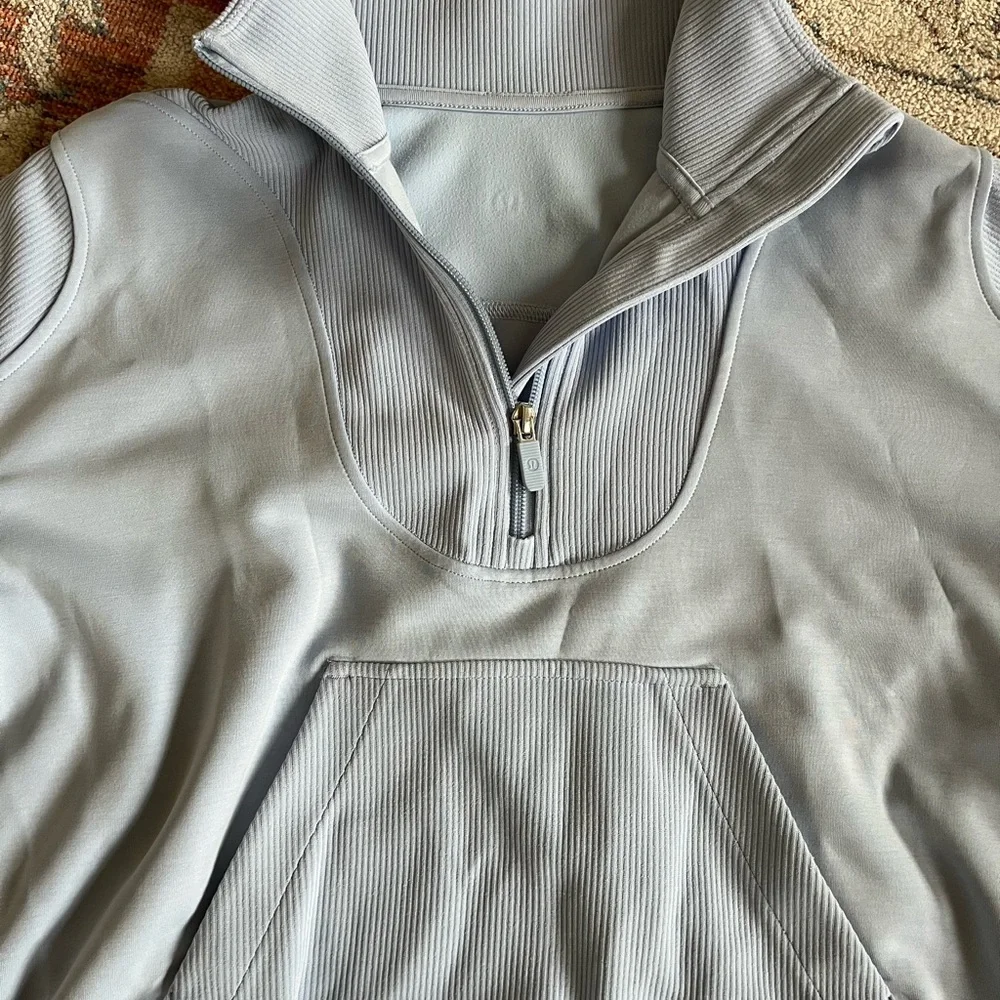 lululemon Brushed Softstreme Half-zip Sweatshirt - Picture 2 of 3